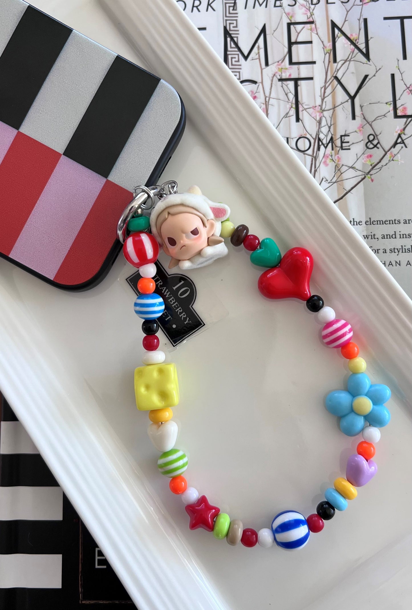 POP BEAN ZSIGA Lamb Phone Chain