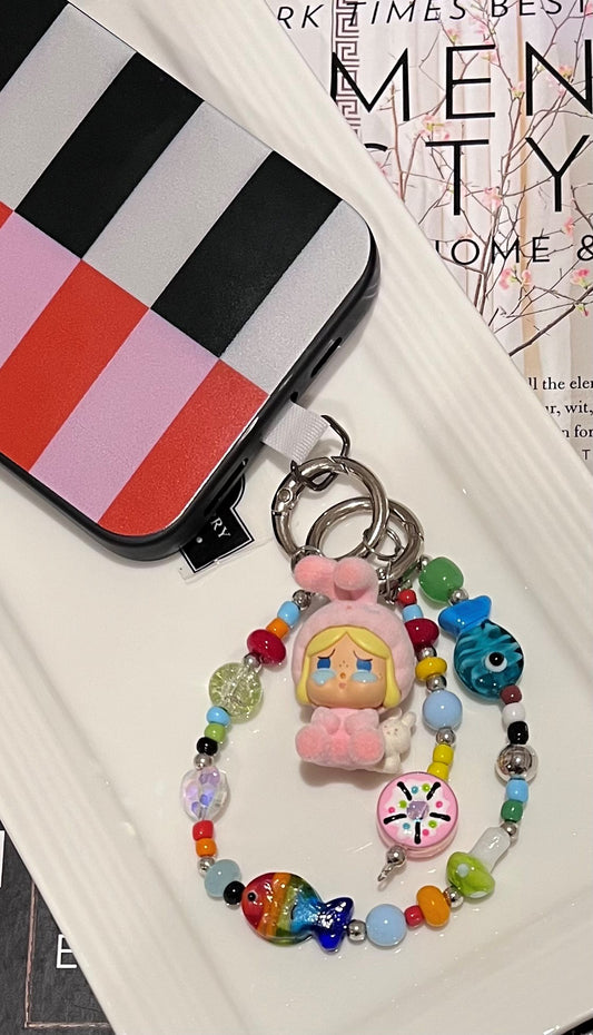 POP BEAN CRYBABY Phone Chain