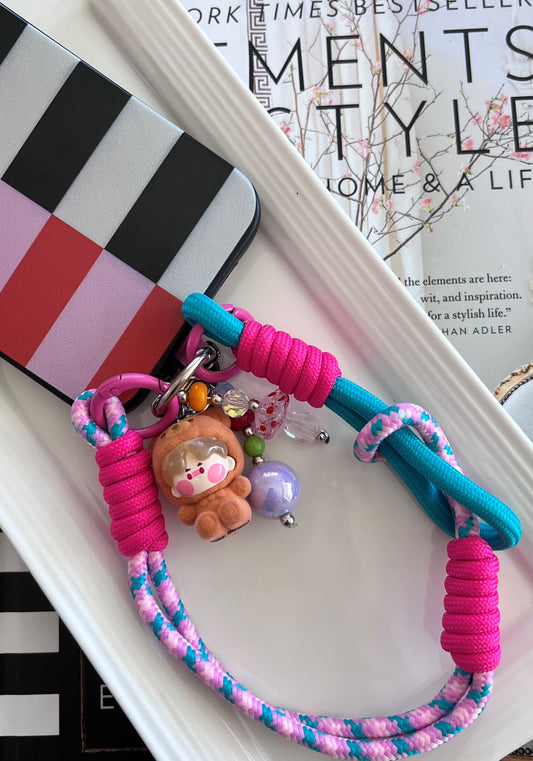 POP BEAN PINO JELLY Gummy Bear Phone Chain