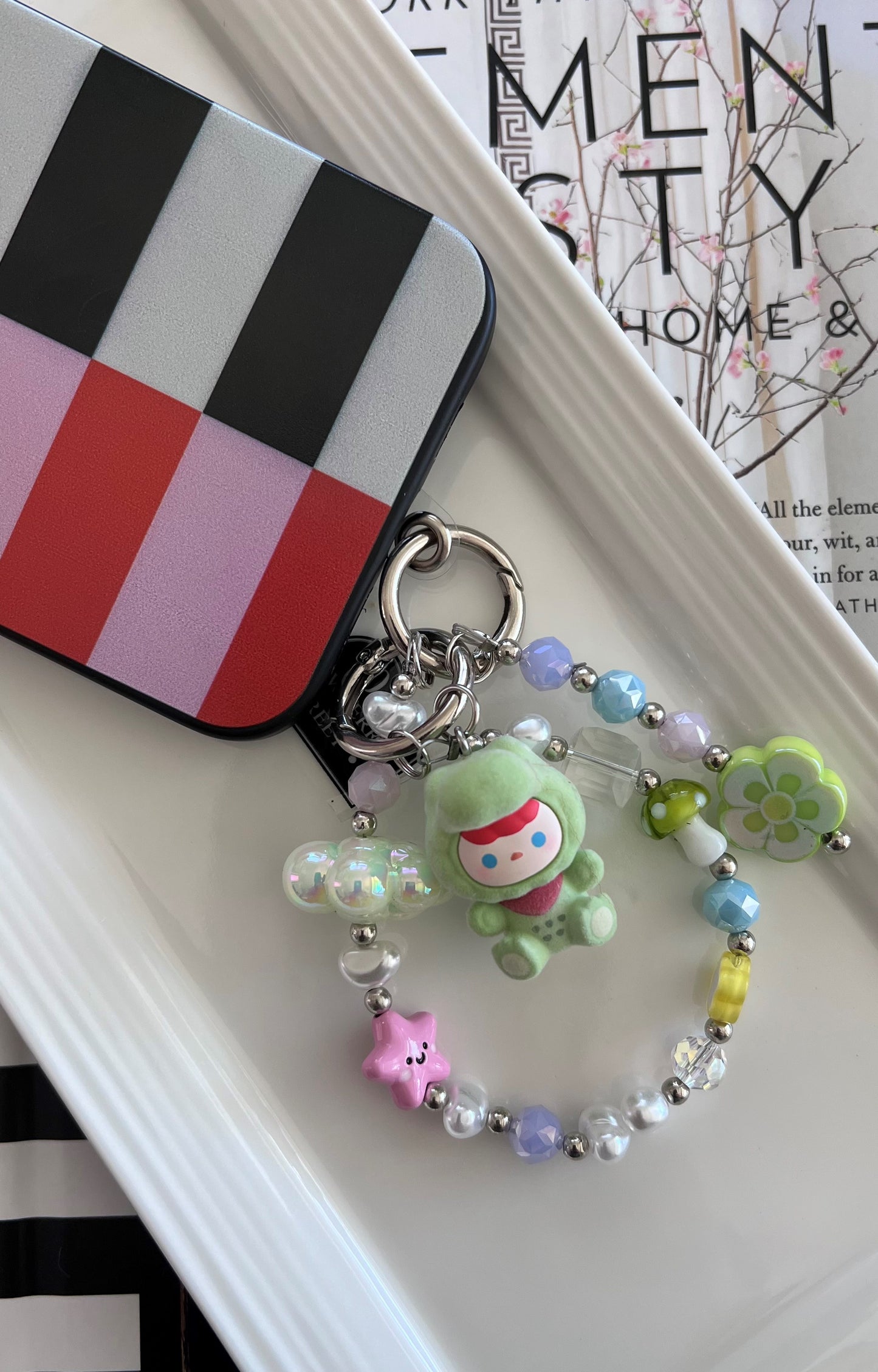 POP BEAN PUCKY Phone Chain