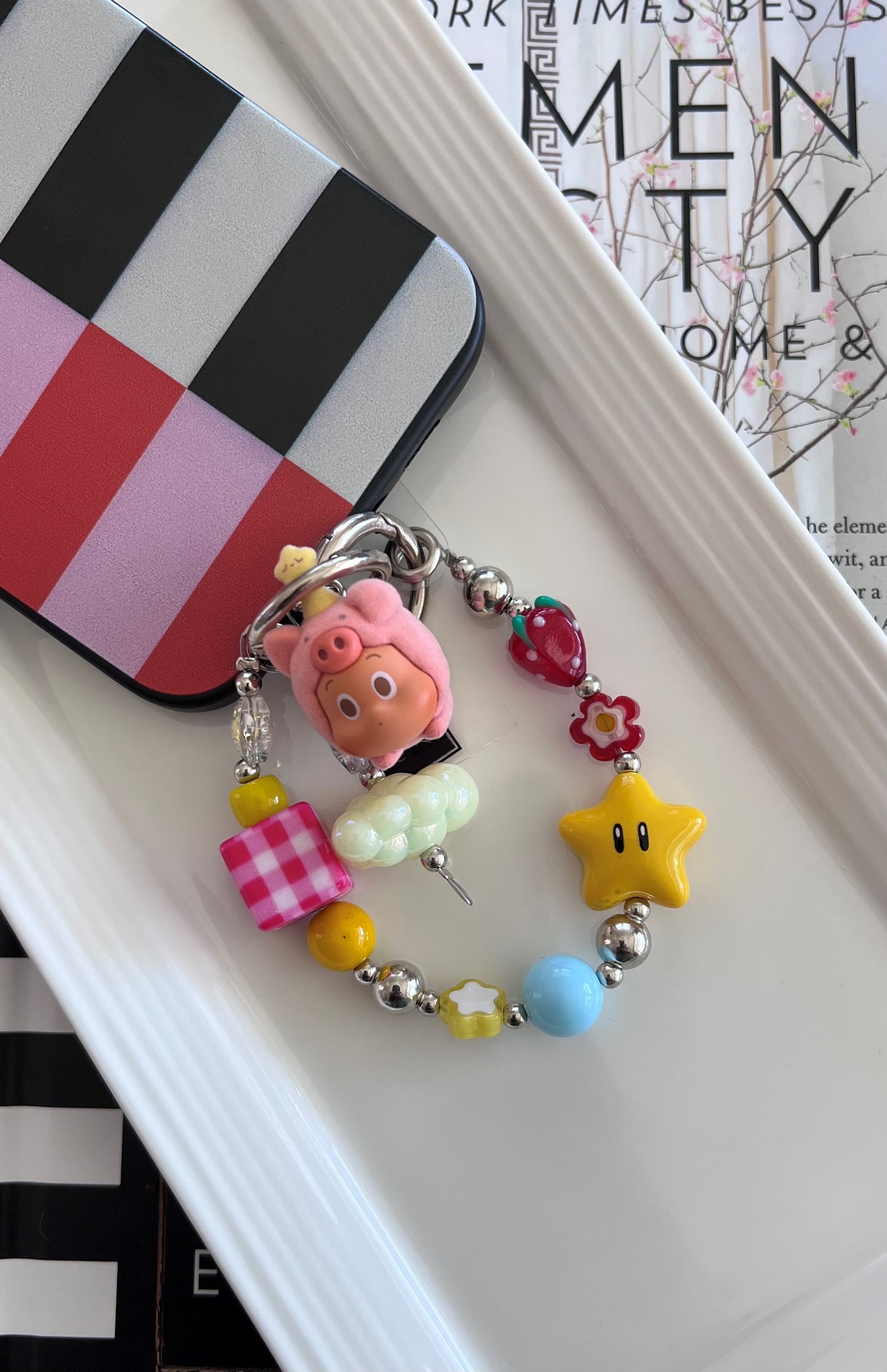 POP BEAN TWINKLE TWINKLE Piggy Phone Chain